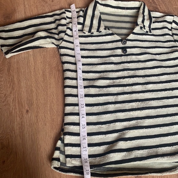 Vintage stripe tee with coast and v neck size XS - Picture 6 of 7